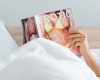 Man reading a porn mag